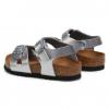 birkenstock 1019201 - ELECTRIC METALLIC SILV RIO KIDS BF ÇOCUK TERLİK