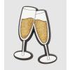 crocs 10008236 CHAMPAGNE CHEERS JIBBITS CROCS TOKA