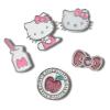 crocs 10010555-1 HELLO KITTY ELEVATED 5 PACK JIBBITS CROCS SÜS TOKA