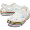 Crocs 206151-100 CROCBAND RAINBOW GLITTER ÇOCUK TERLİK SANDALET