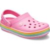 Crocs 206151-669 CROCBAND RAINBOW GLITTER ÇOCUK TERLİK SANDALET