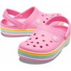 Crocs 206151-669 CROCBAND RAINBOW GLITTER ÇOCUK TERLİK SANDALET