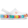 crocs 207007-100 CROCBAND CHEVRON BEADED CLOG ÇOCUK TERLİK SANDALET