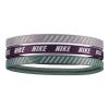 Nike N.000.0066.973.OS PRINTED HAZARD STRIPE HEADBANDS 3LÜ SAÇ İPİ