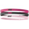 nike N.100.4529.658.OS ELASTIC HEADBANDS 2.0 3LÜ SAÇ BANDI