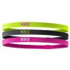 nike N.100.4529.709.OS ELASTIC HEADBANDS 2.0 3LÜ SAÇ BANDI