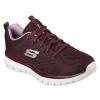 Skechers 12615 WINE GRACEFUL - GET CONNECTED YÜRÜYÜŞ SPOR AYAKKABI